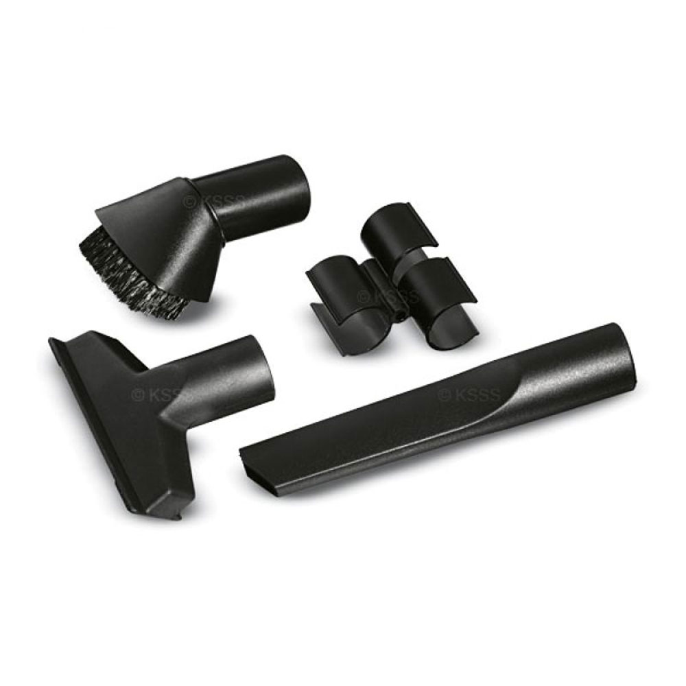 Produktabbildung: Kärcher - Düsenset DN 32, für T-Sauger, mit Clip-Halter